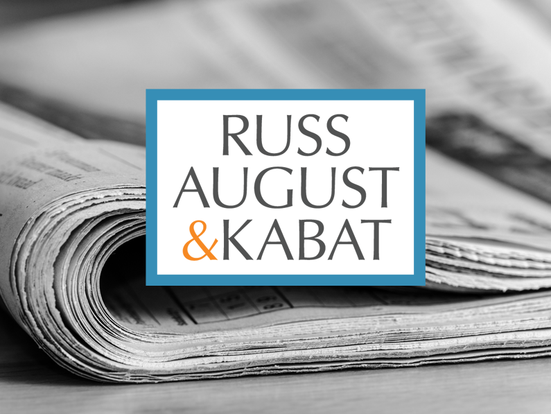 Russ August & Kabat Announces Its New Texas Office Location Headed By Former Clerk to Judge Albright